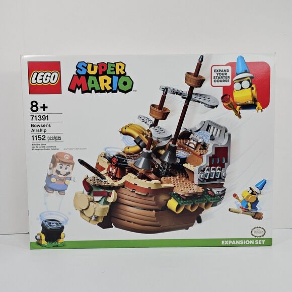 LEGO Super Mario Bowser's Airship Expansion Set 71391, 1152 Pcs